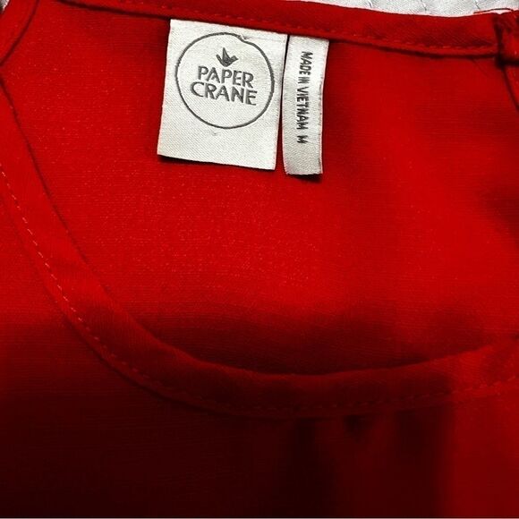 Anthropologie Paper Crane red / coral medium halter
Layered Tank - Picture 9 of 11